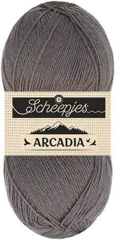 Scheepjes Arcadia Yarn - 100g Ball - 804 Steppe - خيوط صياغة ذات جودة متميزة للحياكة والحيوانية in Kuwait