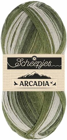Scheepjes Arcadia Yarn - 100g Ball - 804 Steppe - خيوط صياغة ذات جودة متميزة للحياكة والحيوانية in Kuwait