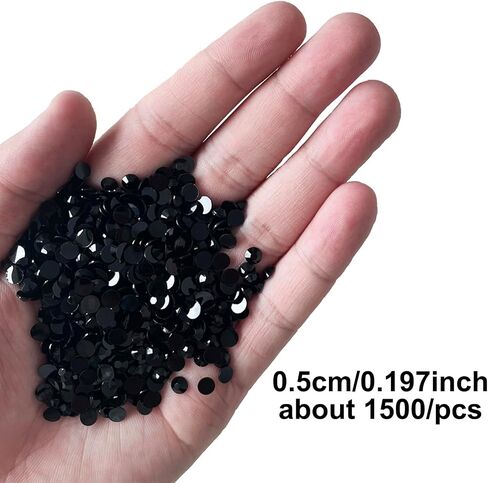 Crystal Bling 5mm Jelly ab Flatback Rhinestones Mixed 9 Color with Pick up Tool for DIY Crafts, Shoes, Tumbler,Cup yt-mx01 in Saudi Arabia