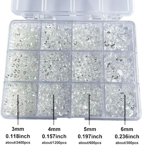 Crystal Bling 5mm Jelly ab Flatback Rhinestones Mixed 9 Color with Pick up Tool for DIY Crafts, Shoes, Tumbler,Cup yt-mx01 in Saudi Arabia