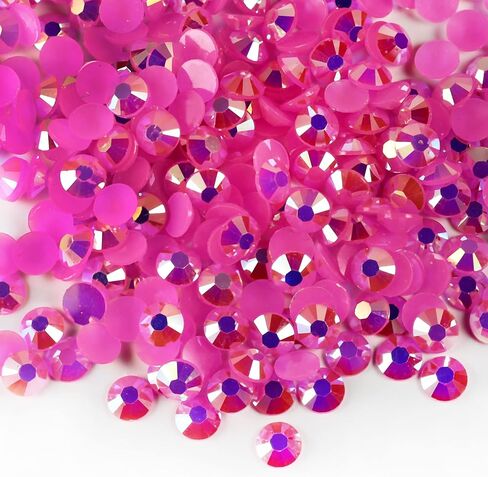 Crystal Bling 5mm Jelly ab Flatback Rhinestones Mixed 9 Color with Pick up Tool for DIY Crafts, Shoes, Tumbler,Cup yt-mx01 in Kuwait