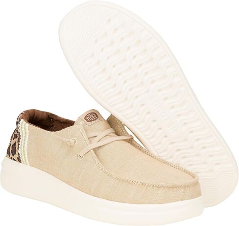 HEYDUDE Wendy Rise Animal Black/Multi Size 8, Women’s Shoes, Women’s Slip-on Loafers, Comfortable & Light-Weight in Saudi Arabia