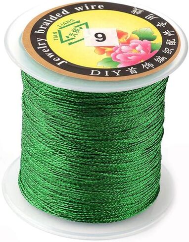 Pandahall 54Yards/Roll 3 Rolls Round Metallic Cord 12-Ply 1mm Tinsel String Craft Braided Thread Gold for Jewelry Making Gift Wrapping Hanging in Saudi Arabia