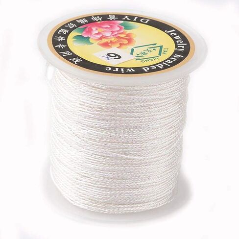 Pandahall 54Yards/Roll 3 Rolls Round Metallic Cord 12-Ply 1mm Tinsel String Craft Braided Thread Gold for Jewelry Making Gift Wrapping Hanging in Saudi Arabia