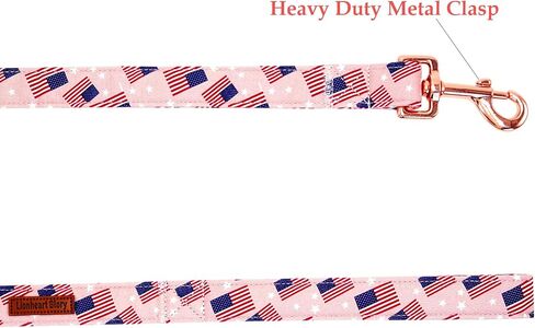 Lionheart glory Patriotic Dog Leash American Flag Durable Pet Leashes with Soft Comfortable Handle for Small Medium and Large 4 of July Dog Leash Girl or Boy Dogs in Saudi Arabia