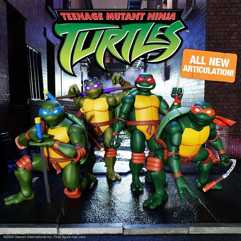 super7 ulttimates! Teenage Mutant Ninja Turtles Raphael - 7 "TMNT Action Figure مع إكسسوارات المقتنيات الكرتونية الكلاسيكية ولعب الرجعية in Saudi Arabia