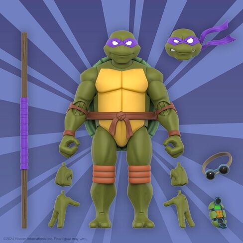 super7 ulttimates! Teenage Mutant Ninja Turtles Raphael - 7 "TMNT Action Figure مع إكسسوارات المقتنيات الكرتونية الكلاسيكية ولعب الرجعية in Saudi Arabia