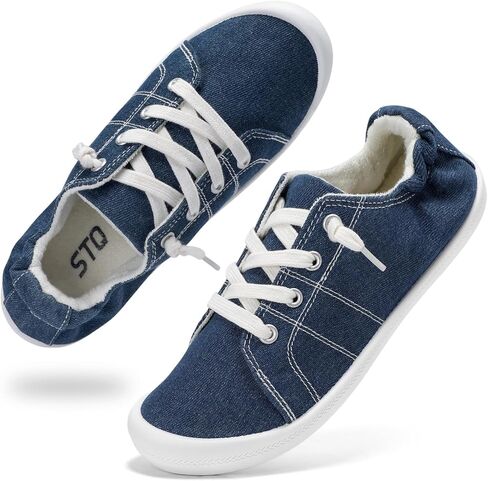 STQ Slip On Canvas Shoes for Womens Casual Fashion Sneakers in Kuwait