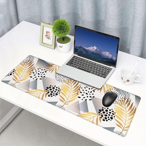 منصات الماوس الكبيرة الممتدة للمكتب ، والألعاب Mousepad مع رخام مضحك للنساء هدايا المكاتب ، و XL Big Nonslip Computer Mats Deskmat للوحة المفاتيح والكمبيوتر المحمول ، (Pink ، 31.5 * 11.8 بوصة) in Kuwait