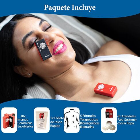 Biomagnetismo Terapia con Imanes - Set de Inicio Rápido de SaveMeMagnets - (Folleto Instructivo y 6 Imanes de Cerámica Encubiertos) in Saudi Arabia