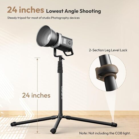 ULANZI TT43 Light Stand Tripod, Extendable 6.23ft Tripod Stand Photography Adjustable Aluminum, Portable Lighting Solution for Strobe Lights, Webcams, Cameras, and Softboxes in Saudi Arabia
