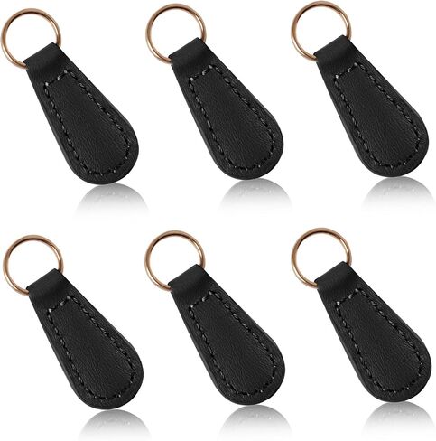 Deoward Zipper Pull Pulling Pu Leather Szipper Tag Fixer Repair for backpacks ، jetts ، الأمتعة ، المحافظ ، الحقائب ، حقائب اليد (6 أجهزة كمبيوتر) in Kuwait