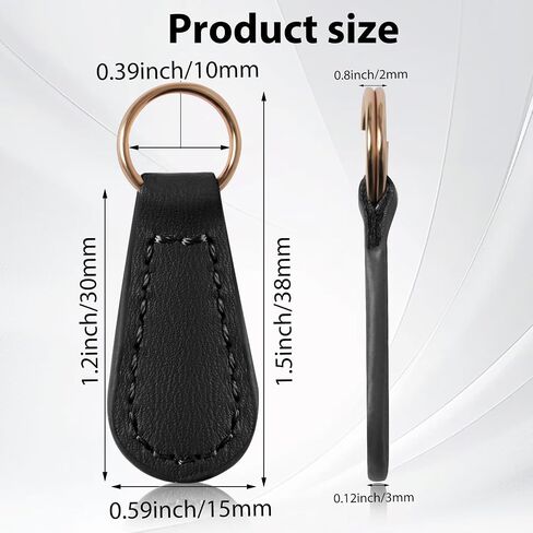 Deoward Zipper Pull Pulling Pu Leather Szipper Tag Fixer Repair for backpacks ، jetts ، الأمتعة ، المحافظ ، الحقائب ، حقائب اليد (6 أجهزة كمبيوتر) in Kuwait