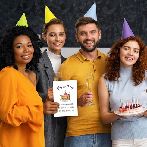 Funny Birthday Card for Him Her - You Have Me So I Don't Know What Else You Have To Wish For, Hilarious Birthday Cards for Boyfriend Husband Wife Girlfriend in Saudi Arabia
