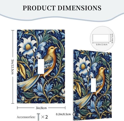 Orca Whale with Marine Life Light Switch Cover 1 Gang Outlet Plate Single Duplex Wall Plate Covers Decorative Switchplate Covers Electrical Faceplate for Home Decor in Saudi Arabia