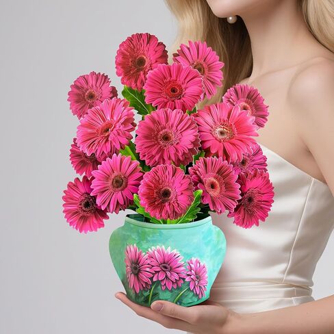 البطاقات المنبثقة لأمي ، ورقة ثلاثية الأبعاد باقات Ranunculus بطاقات التربية هدايا ، وهدايا يوم الأم ، وشكر البطاقات ، والزهور الورقية مع بطاقة الملاحظة والمغلف (Ranunculus in Sunshine) in Saudi Arabia