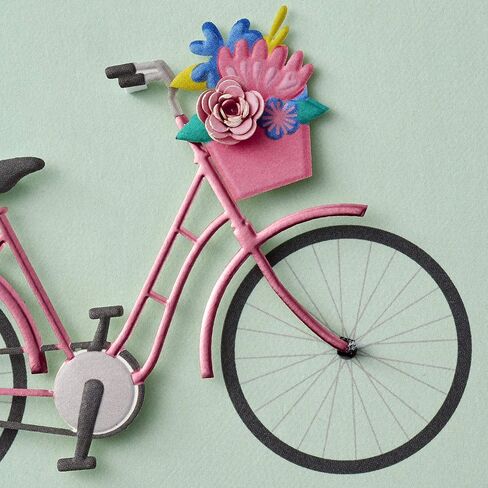 Hallmark Signature Birthday Card (Bicycle with Flowers) in Kuwait