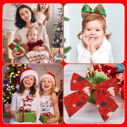 TUDOMRO 100 PCS 10x10 بوصة الأقمشة المرقاء عيد الميلاد - Snowflake ، Snowman ، سانتا كلوز ، الغزل in Kuwait