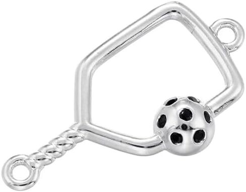 5PCS Pickleball Charms For Jewelry, Jewelry Pendants Diy Handmade Jewelry Accessories Pickleball Charms For Earrings, Bracelets, Anklets, Necklaces in Saudi Arabia