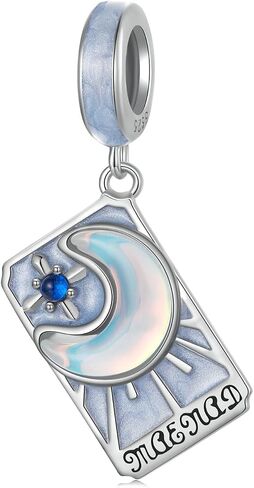 Mysterious Retro Tarot Cards Charms 925 Sterling Silver Beads Pendant Fits Pandora Bracelet Necklace for Women in Saudi Arabia