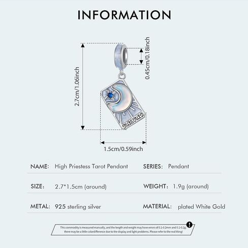 Mysterious Retro Tarot Cards Charms 925 Sterling Silver Beads Pendant Fits Pandora Bracelet Necklace for Women in Saudi Arabia