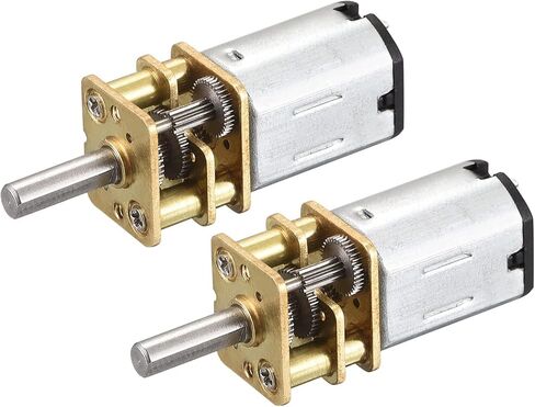 Meccanixity Micro Speed ​​Gear Motor ، DC 6V 400 دورة في الدقيقة مع علبة التروس المعدنية الكاملة لطائرة RC DIY ، حزمة سيارة طراز 2 2 in Saudi Arabia