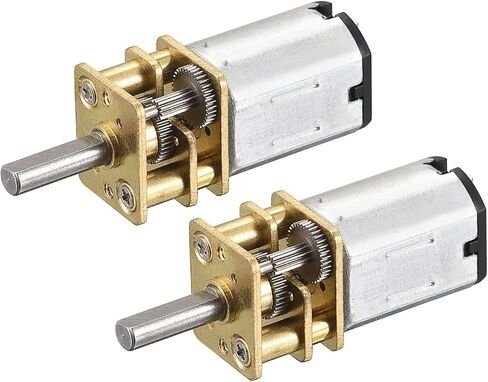 Meccanixity Micro Speed ​​Gear Motor ، DC 6V 400 دورة في الدقيقة مع علبة التروس المعدنية الكاملة لطائرة RC DIY ، حزمة سيارة طراز 2 2 in Saudi Arabia
