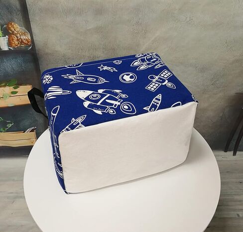Rectangle Foldable Gift Laundry Basket, Storage Basket for Dirty Cloth, Toys Nursery, Kids Clothes Basket Laundry Hamper with Handles for Room Decor (REC-Dragonfly) in Saudi Arabia