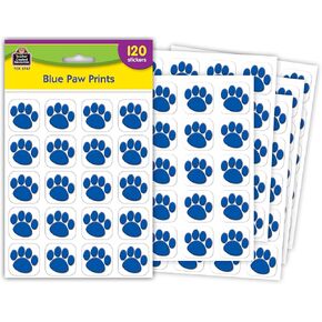 تم إنشاء الموارد التي أنشأها المعلم ، 120 ملصقات PAW Blue Paw (5747)