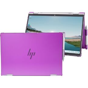 حالة McOver متوافقة فقط مع 2024 ~ 2025 14 "HP Elite X360 1040 G11 2-in-1 Series Windows Laptop (لا تناسب أي نماذج أخرى من HP)-أسود