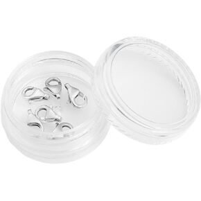 925 Clasps Spring Spring Clasps 8mm 6pcs لنتائج صنع المجوهرات