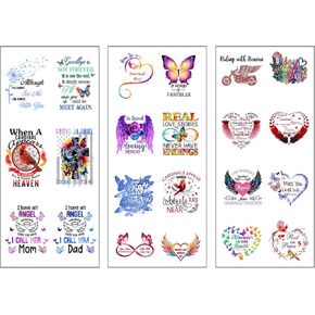 23pcs ملصق تذكاري ، في ذكرى الشارات التذكارية. فقدان ألوان مائية للسيارة المحبوبة ، ملصق ميموريال للاغمة كمبيوتر محمول (Memory 02)