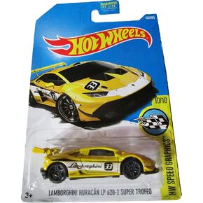 Hot Wheels HW SPEED Graphics - Yellow Lamborghini Huracan LP 620-2 Super Trofeo 107/365