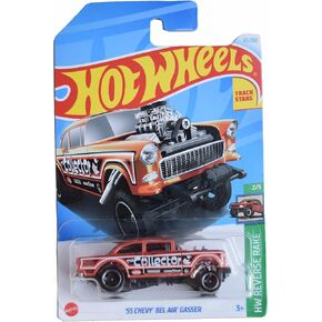Hot Wheels '55 Chevy Bel Air Gasser, HW Reverse Rake 2/5 [Orange] 63/250