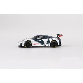 Diecast Model Car متوافق مع Mini GT Honda NSX GT3 Evo Alphatauri Yuki Tsunoda 2023 Red Bul1 Diecast Car Model Mgt00761