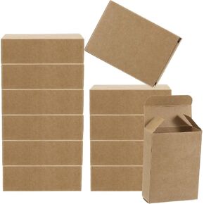 PATIKIL 4"x3"x1" Paper Soap Box, 30 Pack Homemade Soap Boxes Rectangle Presents Packaging Boxes for Birthday Christmas DIY Craft, White
