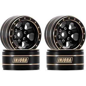 injora 1.0 "Beadlock Beadlock Wheels for 1/24 1/18 RC Crawler Upgrade