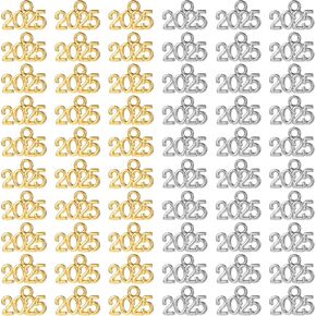 2025 Charms For Crafts 60 Pcs 2025 Graduation Tassel Charm 2025 Signet Charms For Jewelry Making Diy Necklace Bracelet Earrings Keychain Graduation Tassel Charm Supplies