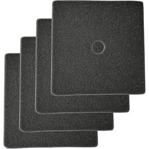 Good Pet Stuff, Replacement Carbon Odor Control Filters for Hidden Litter Box Planter, Courtyard Square Shape, Easy to Install, Odorless, Absorbs Smells, Sunlight Activated Charcoal Infused, 4 Pack