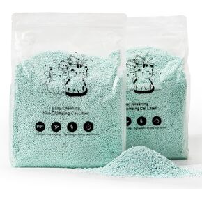 Fylica Nano-Silica Gel Clean Premium Cat ، غير معقود ، والتحكم في الرائحة ، والغبار المنخفض للغاية ، والتكتل الصلب ، والوزن الخفيف ، والتعقب المنخفض ، 8.8 رطل (4.4 رطل/حقيبة)
