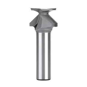 1/2" Shank R18 Seamless Woodworking Router Bit, Arc Bending Integrated Milling Cutter Router Bit, Carbide Tip V Bit for Woodworking Chamfer Bevel Cutter Engraving Tool