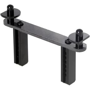 LCX 1/10th RC Crawler Car Aluminum & Carbon Fibre Front Body Post Mount for TRX4 TRX6, Upgrades Parts Accessories