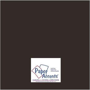 PA Paper Accents Cardstock Pack 12" x 12" Black Suede, Smooth, 100lb Colored cardstock Paper for Card Making, Scrapbooking, Printing, Quilling and Crafts, 25 Pieces