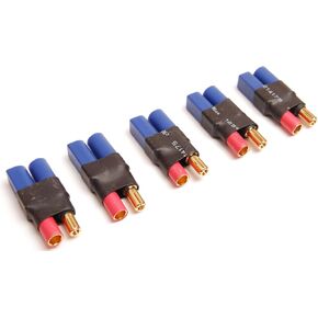 Pack(5) New Male EC5 to 5.5mm Bullet Adapter Heavy Duty for RC Turnigy Zippy