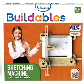 لعبة STARTHMATICS STEM Building Toy - Buildables Hydraulic Launcher ، Tucational & Construction DIY Toy للأعمار 8 وما فوق