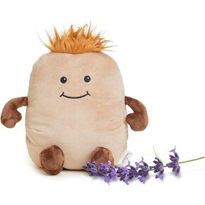warmies Microwavable & Weighted Stuffed Animals, Potato - Heated Stuffed Animal Plushie for Warmth & Comfort - Cute Soft Plush Toys for Adults & Children (Boys, Girls, Babies & Toddlers)