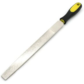 TMAX 10 Inch (25 cm) Long Diamond Coated Flat File Hand Tool Grit 80 Coarse