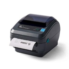 Zebra GX420d Direct Thermal Desktop Printer Print Width of 4 in USB Serial and Ethernet Port Connectivity Includes Peeler GX42-202411-000