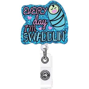 Funny Badge Reel Holder Nurse But Did You Die Medical Humorous Nursing Badge Reels Retractable for Nurses Acrylic Cute Glitter Badge Clip RN LPN CNA LVN ID Name Card Nurse Gifts in Kuwait