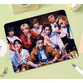 Stray Kids كوريا الجنوبية الكورية للموسيقى بوي الفرقة البوب ​​بوب غير انزلاق ألعاب كمبيوتر كمبيوتر سطح المكتب لوحة الكمبيوتر المحمولة 7.1 × 8.7 بوصة